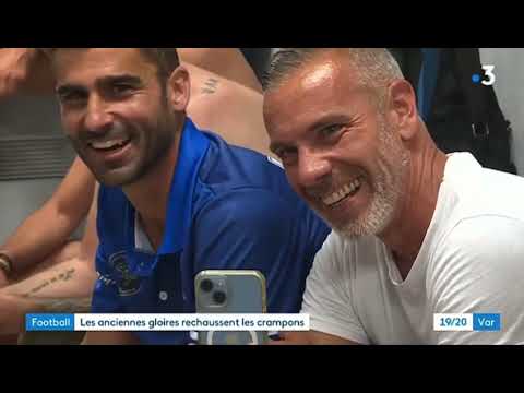 Reportage de France3 Toulon   Le 11 juin 2023 contre les anciens verts.