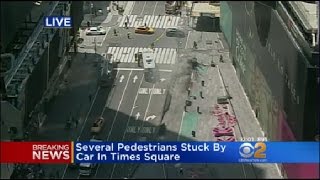 Emergency Responders On Scene Of Times Square Crash