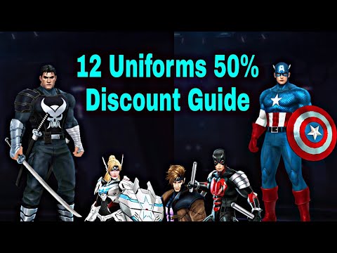 12 Uniforms 50% Discount Special Tips After November Mid Update 2022 - Marvel Future Fight