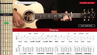 Fire And Rain Guitar Cover James Taylor 🎸|Tabs + Chords|