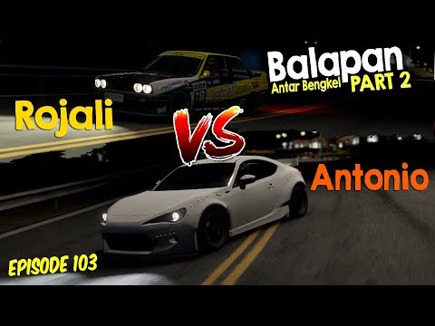 Balapan Antar Bengkel Rojali Vs Antonio Part 2 - Eps 103- Serial Mat Gondrong