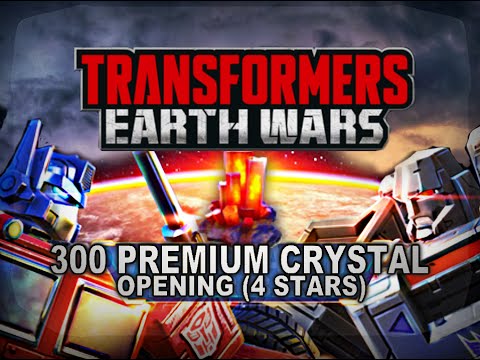 Transformers: 300 Premium Crystal Opening (Earth Wars) TWO Four Star Cons