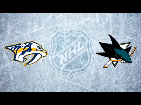 NHL San Jose Sharks vs Nashville Predators / Oct.26, 2021/Goals only