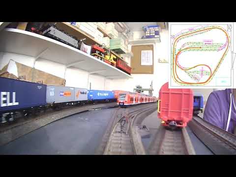 Meerijden met de machinist op de modelbaan, januari 2021