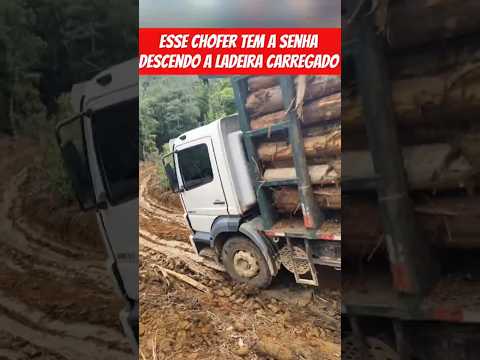 DESCENDO A LADEIRA CARREGADO #caminhão #caminhoneiro #motorista