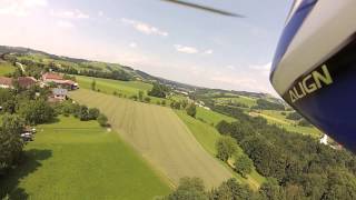 preview picture of video 'TREX 700E - Rundflug, Looping und Rolle mit GoPro Hero 3'
