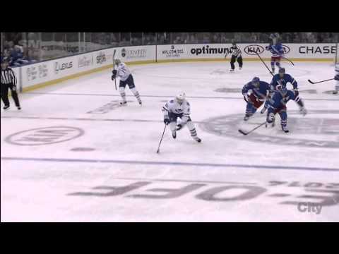 van Riemsdyk Goal - Leafs 4 vs Rangers 1 - Oct 12th 2014 (HD)