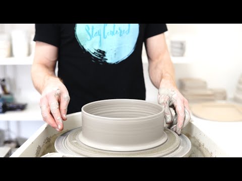 Throwing Test Tiles (and results from the first glaze test firing in the new kiln)