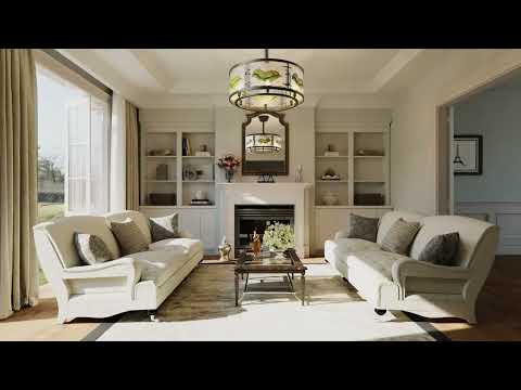 20'' Modern Ceiling Fan With Light Kit And Remote Control Included