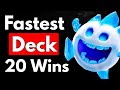 Getting 20 Wins With The FASTEST 1 7 Elixir Deck In Clash Royale