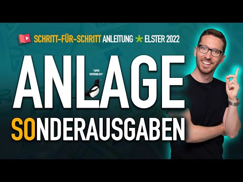 Anlage Sonderausgaben 2022 Elster ausfüllen | Steuererklärung 2022 Elster Tutorial Sonderausgaben