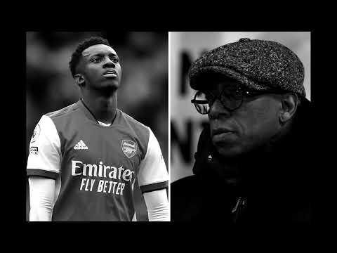 Raging Ian Wright hammers Arsenal fan who gave Eddie Nketiah stick over new deal