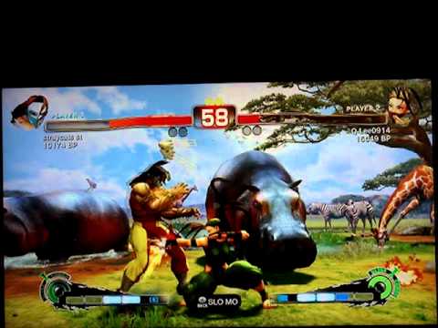 SSF4: straycats st (Vega) vs Q Lee0914 (Ibuki) - Japanese XBL ranked