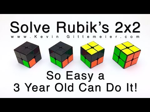 How To Solve 2x2 Rubik's Cube: So Easy A 3 Year Old Can Do It (Full Tutorial) [KTFG 381]