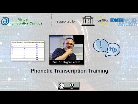 AI02 - Phonemic Transcription Training