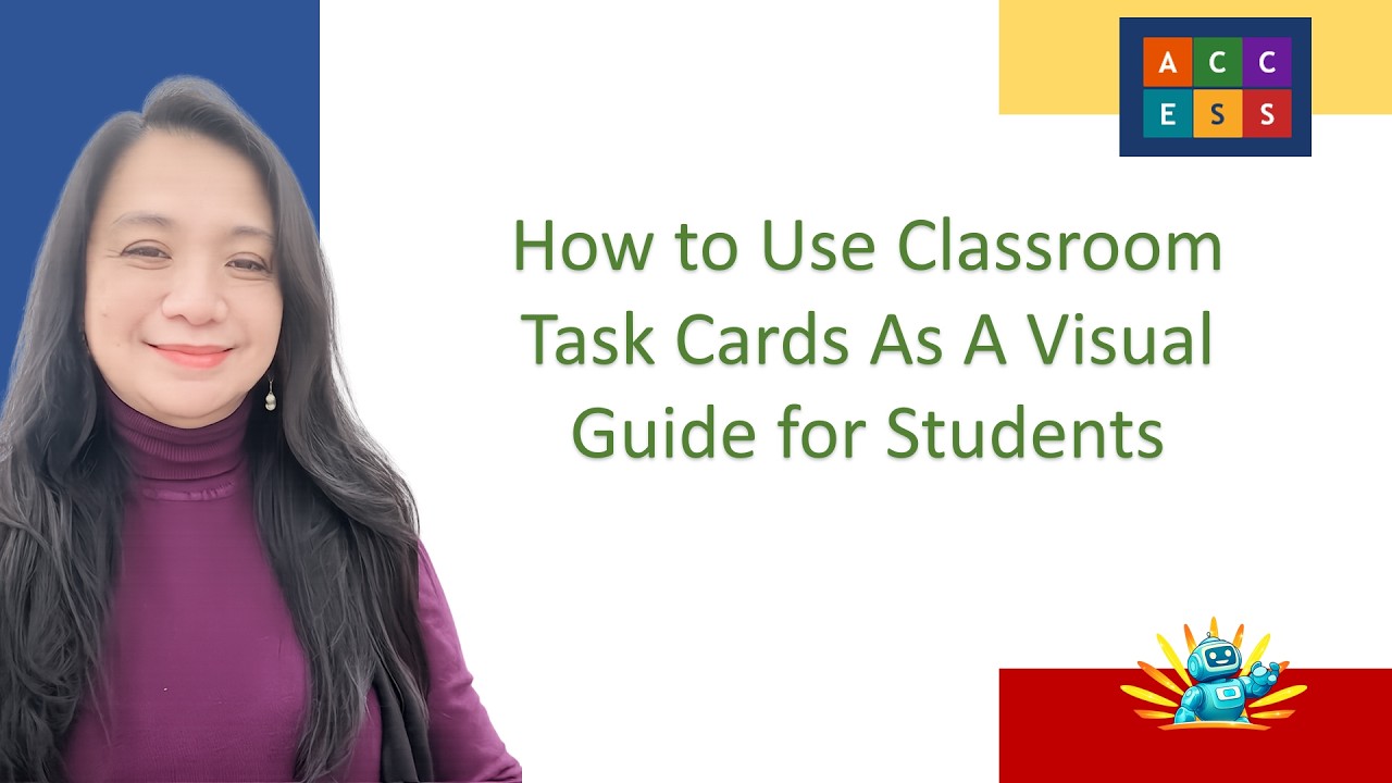 How to Use Classroom Task Cards As A Visual Guide for Students