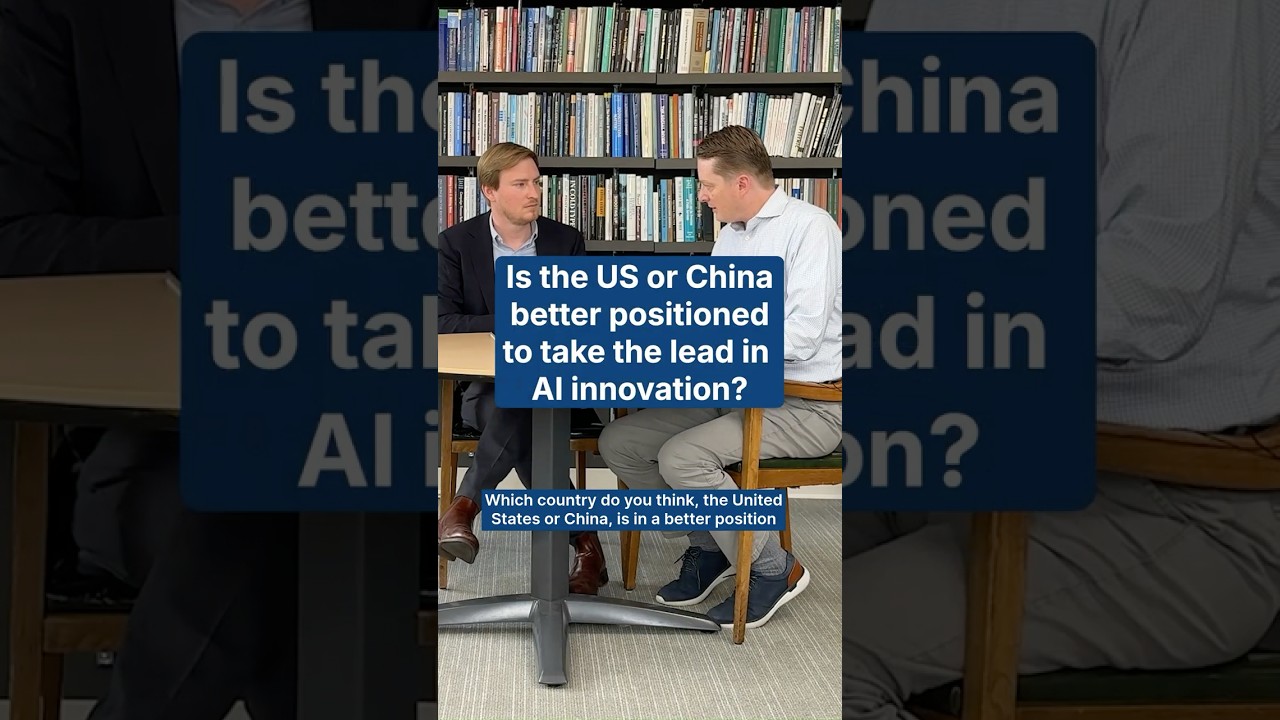 Is the US or China better positioned to take the lead in AI innovation?
