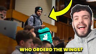 Ordering Deliveroo During College Lectures