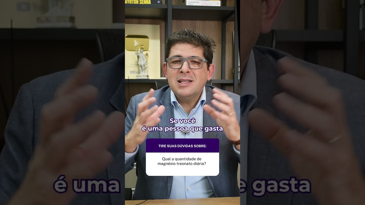 Qual a quantidade de magnésio treonato diária?
