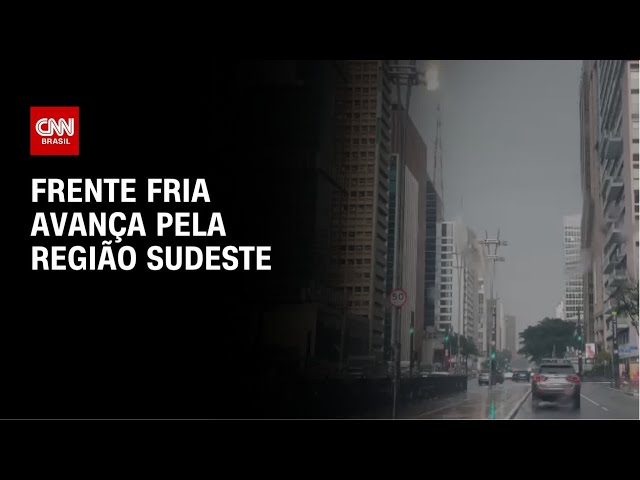 Previsão do tempo: frente fria avança pela região Sudeste | CNN NOVO DIA