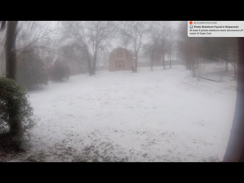 Snow storm north Texas Fort Worth Feb 2021