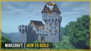 Minecraft How to Build a Baron's Castle (Tutorial)