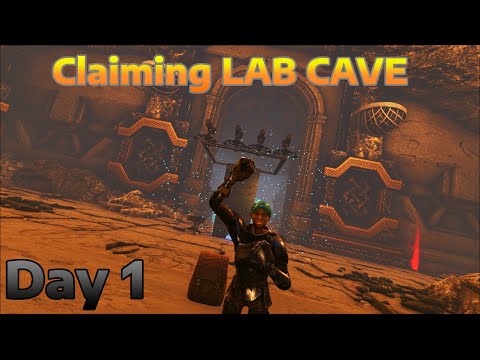 ARK | CLAIMING THE BEST CAVE IN ARK DAY 1 ON MOST POPULATED SERVER | Episode 1 - BAM'sArk