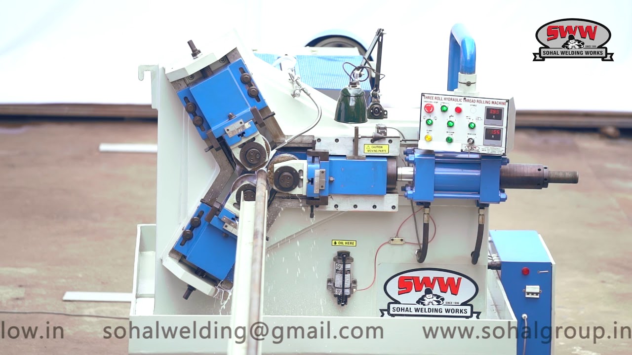 Scaffolding Three Roll Thread Rolling Machine