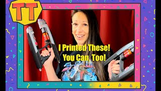 Tina Tries 3D Printing: Star-Lord’s Blaster | Easy Cosplay Prop for Beginners