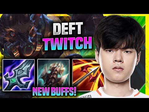 DEFT TRIES TWITCH WITH NEW BUFFS! - HLE Deft Plays Twitch ADC vs Ziggs! | Season 11