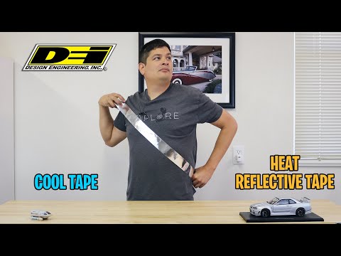 DEI COOL TAPE - HEAT REFLECT TAPE - INSTALL AND REVIEW ON TOYOTA SUPRA