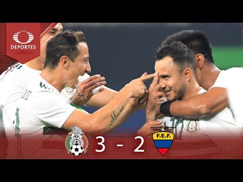 Great goals lead to victory | Mexico 3-2 Ecuador | Friendly | Televisa Deportes