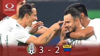 Golazos encaminan TRIunfo | México 3 - 2 Ecuador | Partido amistoso | Televisa Deportes Golazos encaminan TRIunfo | México 3 - 2 Ecuador | Partido amistoso | Televisa Deportes