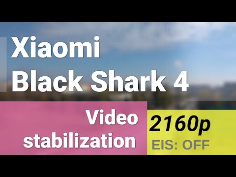 4K 2160p 30fps (main camera) - Xiaomi Black Shark 4 video sample