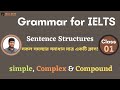 Grammar for IELTS | IELTS grammar in Bangla | Grammar for Speaking, Writing tasks 1/2 | Jibon IELTS