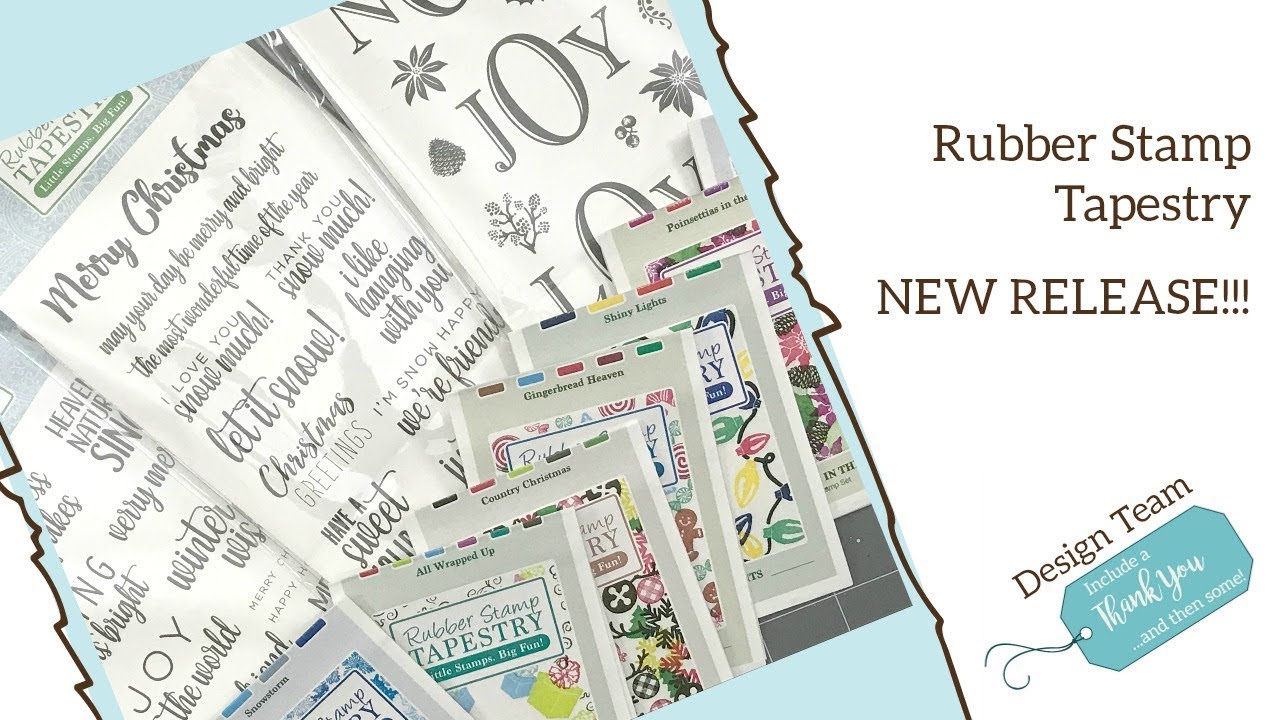 NEW Release by Rubber Stamp Tapestry | Peg Stamp Sets and Sentiment Sets!