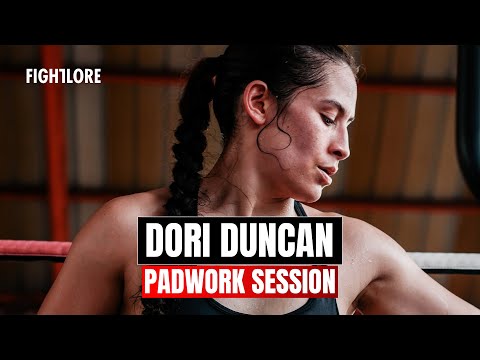 Dori Duncan Muay thai Padwork at Kiatsongrit I Fightlore Official