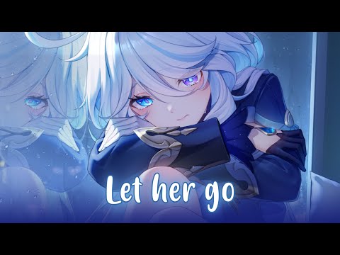 Nightcore - Let her go (female version) - Lyrics