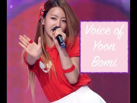 APINK Yoon Bomi's High Notes/Adlibs/Vocals
