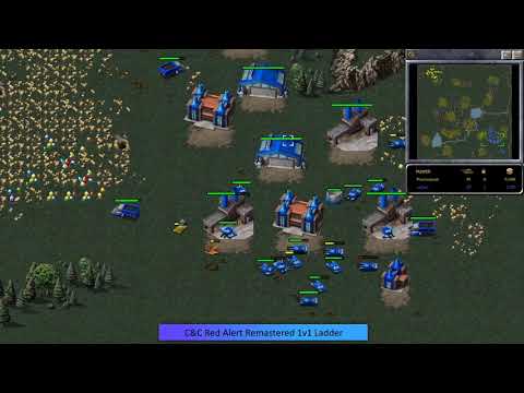 Command and Conquer Remastered: Red Alert Quickmatch 1v1 - Pharowizard VS Radux1