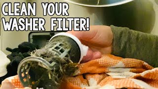 Samsung Front Load Washer - Cleaning the debris filter