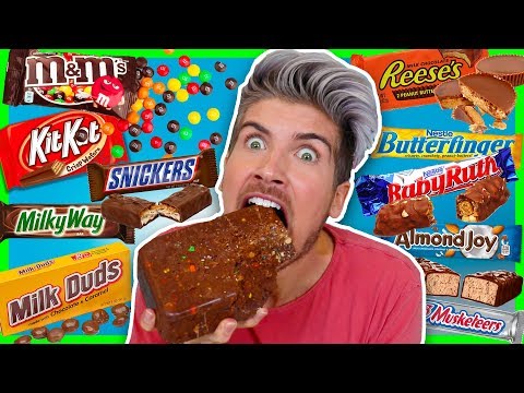 MIXING EVERY CHOCOLATE CANDY TOGETHER! TASTE TEST