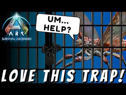 Love This Rhyniognatha Trap! Ark Survival Ascended | ManaFullGaming