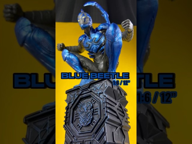 Vídeo relacionado con McFarlane Toys DC Blue Beetle Movie - Figura de acción de 12 Pulgadas de Blue Beetle - Estatua increíblemente Detallada basada en el Personaje del multiverso DC - Traje Totalmente Colorido