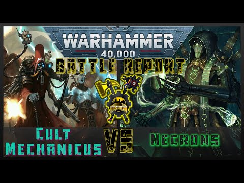 Warhammer 40k Full Game - Dom (Admech) vs Nate (Necrons)