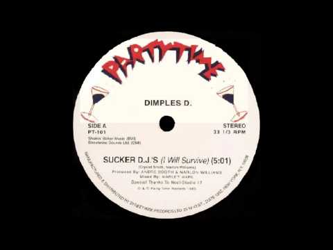 DIMPLES D. - Sucker D.J.'s (I Will Survive) (1983)