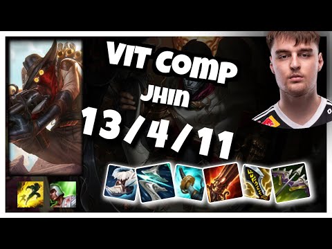 Jhin Gameplay Challenger Replay S11 - 11.2 Bot Lane (13/4/11) - EU