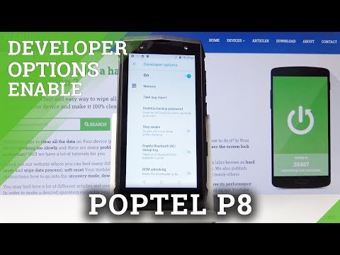 How to unlock Developer Options in POPTEL P8 – OTG Connection