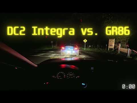 峠 TOUGE BATTLE!: DC2 Integra vs ZN8 GR86 [4k - POV] (ft: JacBeQuick)