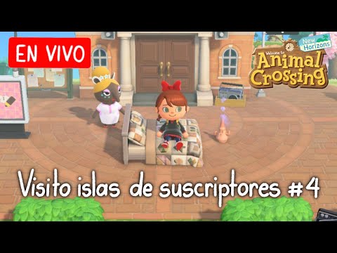 🔴 Visitando islas de suscriptores 🌙 - Animal Crossing New Horizons